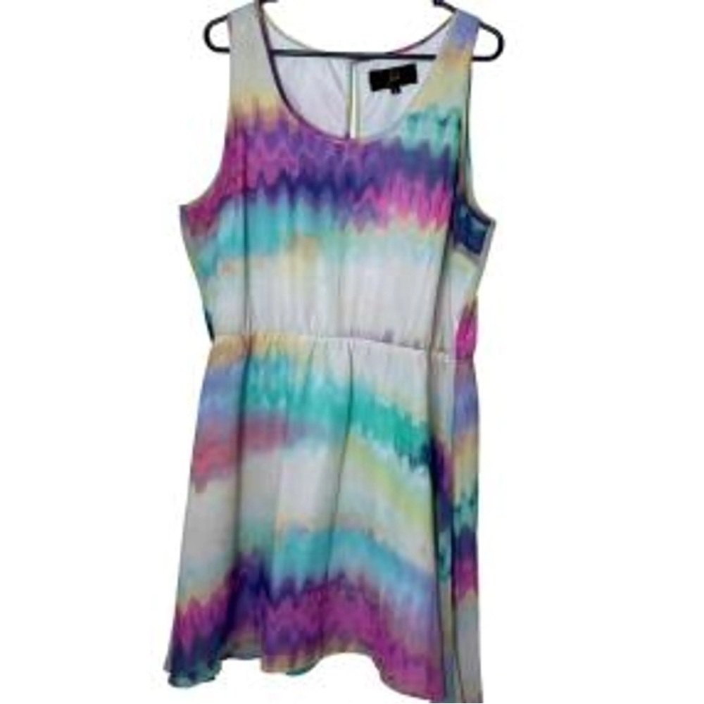 Jack by BB Dakota Multicolor Sleeveless Dress size medium